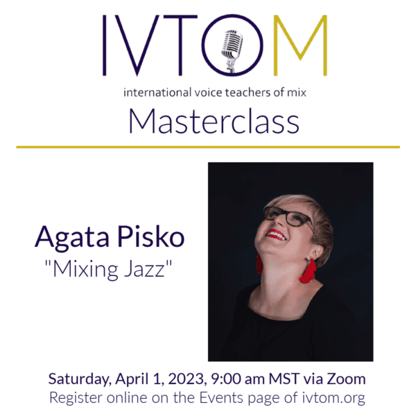 Masterclass: Agata Pisko (Recording)